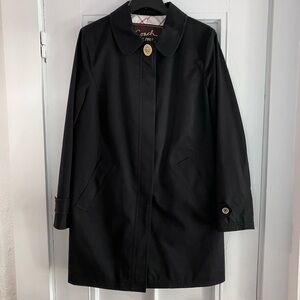 VTG Black Coach 1941 Turnlock Walker Coat Jacket w/ Coach Garment Bag Lrg